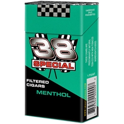 38 Special Green (Menthol) little cigar packaging
