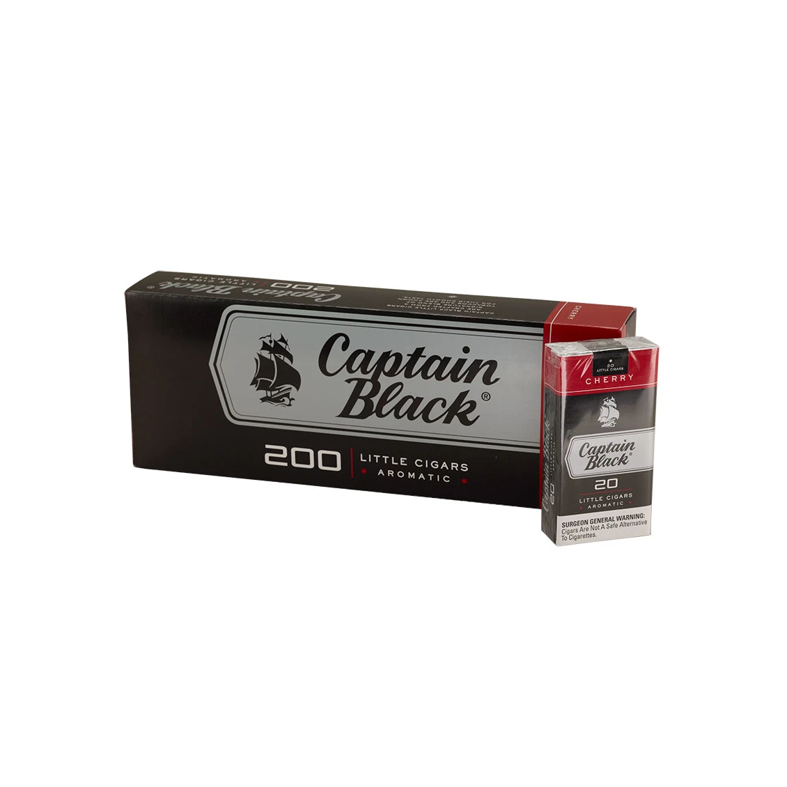 Captain Black Cherry little cigar packaging