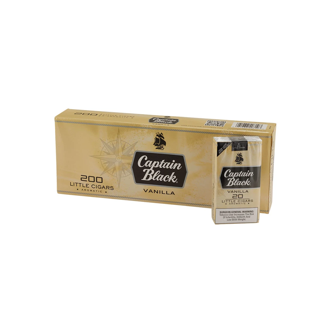 Captain Black Vanilla little cigar packaging