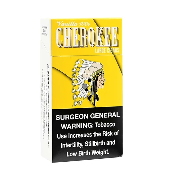 Cherokee Vanilla little cigar packaging