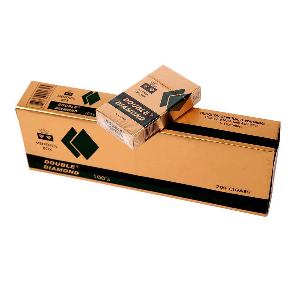 Double Diamond Green (Menthol) little cigar packaging