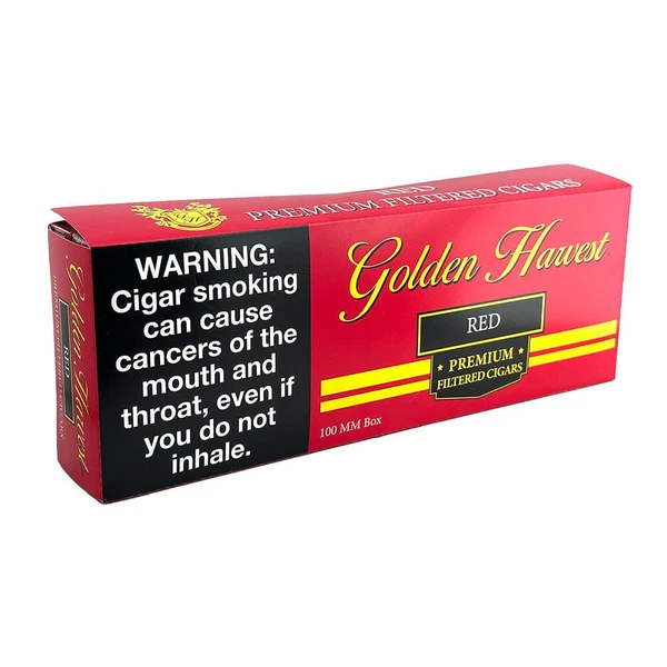 Golden Harvest Red (Full Flavor) little cigar packaging