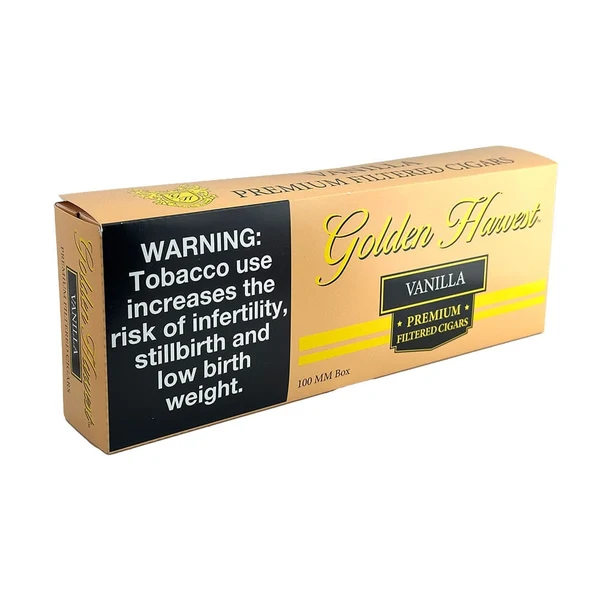 Golden Harvest Vanilla little cigar packaging