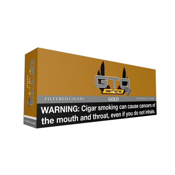 GTO Gold little cigar packaging