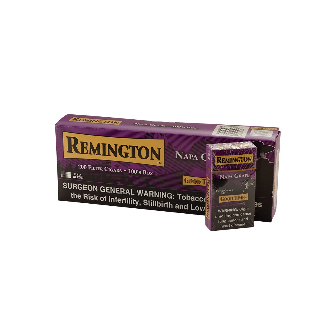 Remington Napa Grape little cigar packaging