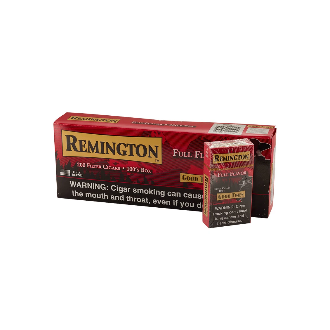 Remington Red (Full Flavor) little cigar packaging