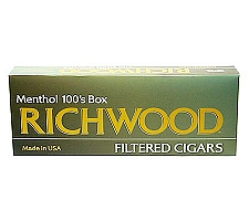 Richwoods Green (Menthol) little cigar packaging