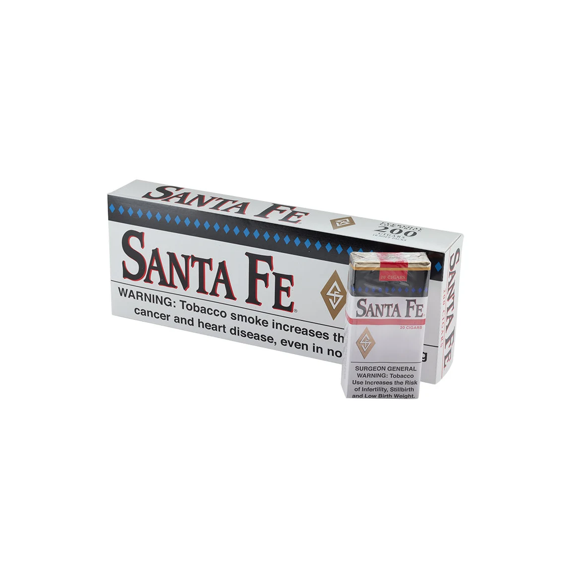 Santa Fe Mellow little cigar packaging