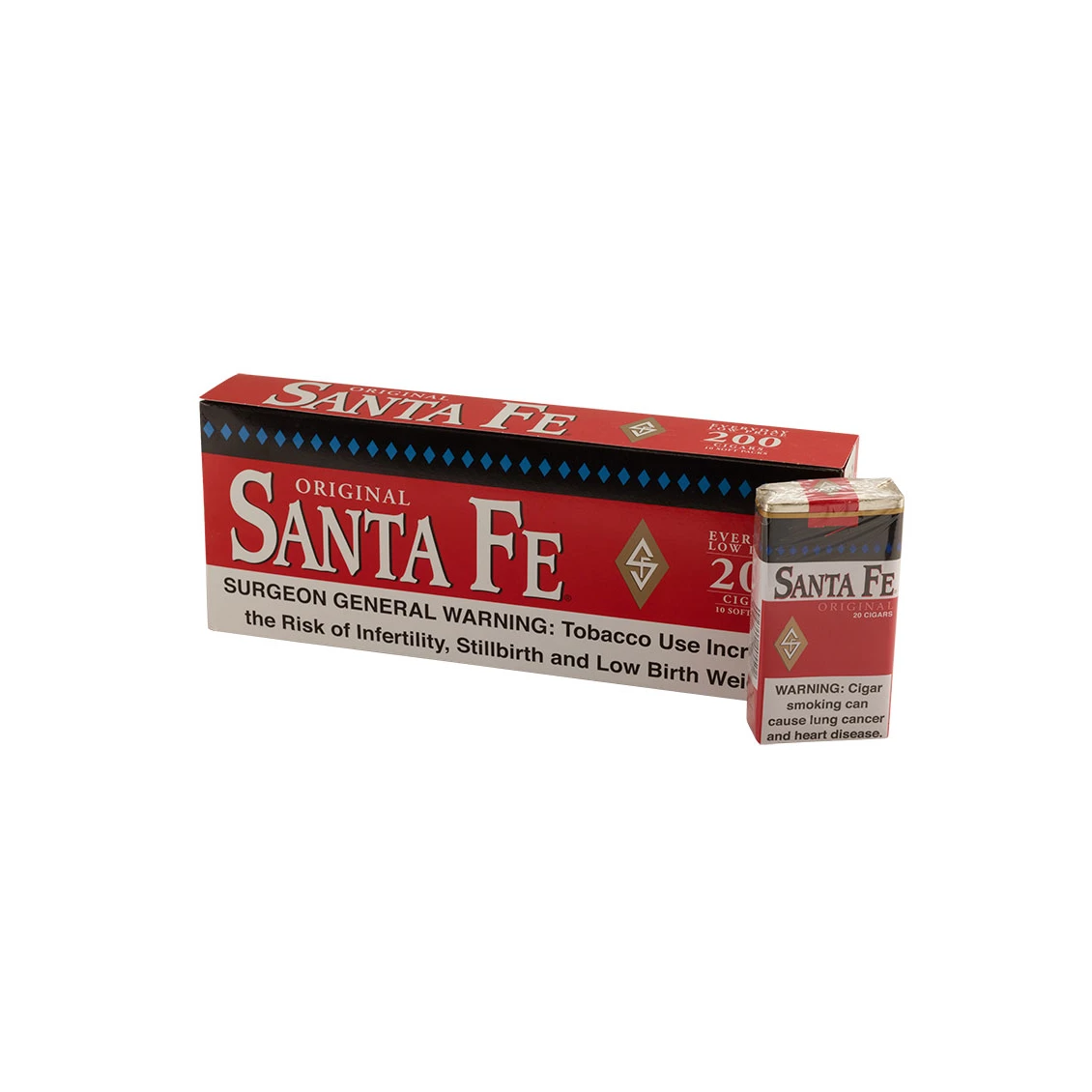 Santa Fe Regular little cigar packaging