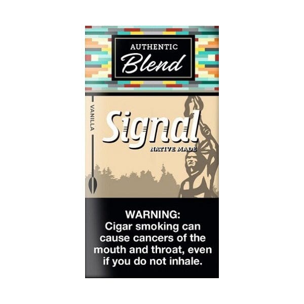 Signal Vanilla little cigar packaging
