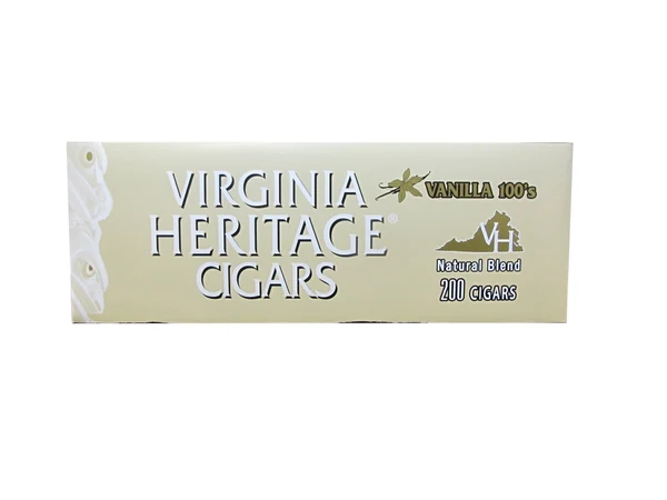 Virginia Heritage Vanilla little cigar packaging