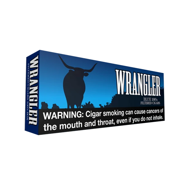 Wrangler Blue little cigar packaging