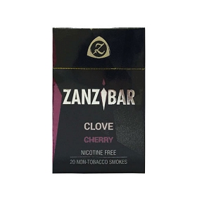 Zanzibar Cherry (Nicotine Free) little cigar packaging